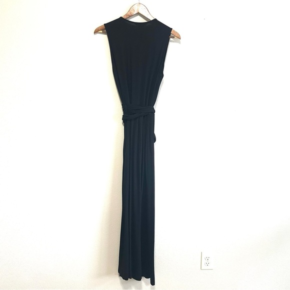Boden Marcia Sleeveless Wrap Stretch Jersey Knit Maxi Dress Size 10 EUC - Picture 5 of 8